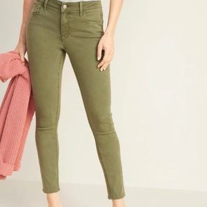 Old Navy Green Skinny Jeans